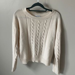Cream cozy sweater